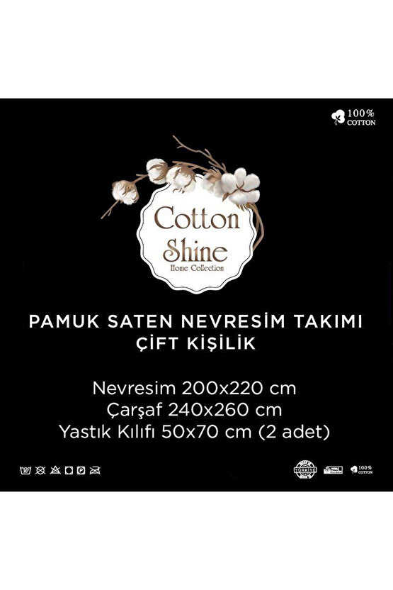 Cotton Shine PAMUK SATEN NEVRESİM TAKIMI