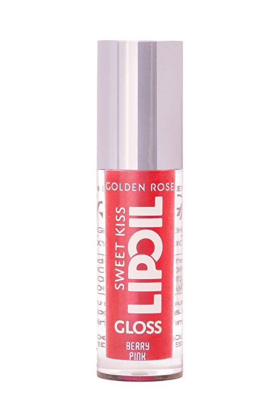 Sweet Kiss Lip Oil Gloss No:03 Dudak Parlatıcı Yağ Ahududu, Gül & Jojoba Yağlı 4,7 ml