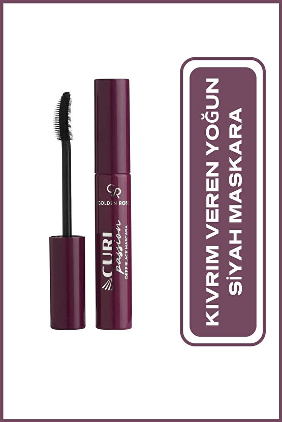Curl Passion Deep Black Mascara Kıvrım Veren Yoğun Siyah Maskara 9 ml