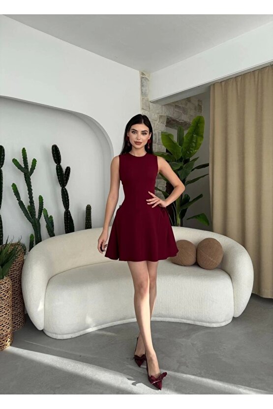 ore İnci Detaylı Elbise