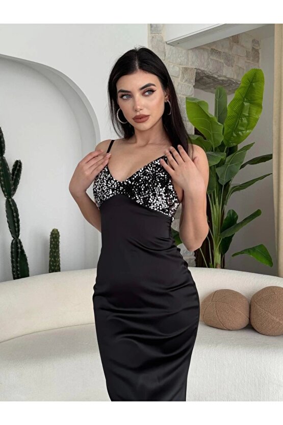 hany İp Askılı Elbise