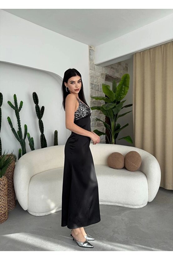 hany İp Askılı Elbise