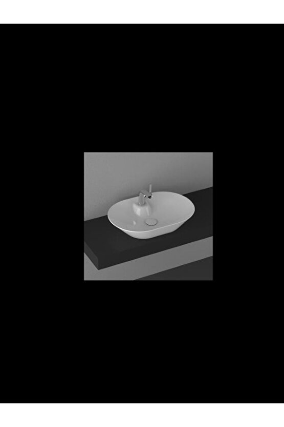 Sistema Y Soft Tezgah Üzeri Lavabo 60 Cm Beyaz Extra Dekorsuz Delikli 10sy51060