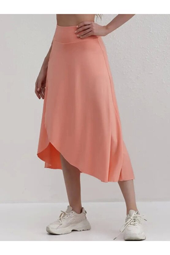 Kadın Cep Detay Taytlı Sandy Etek