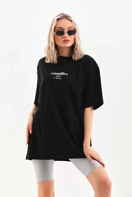 Unisex Baskılı Oversize Thirt  iyah