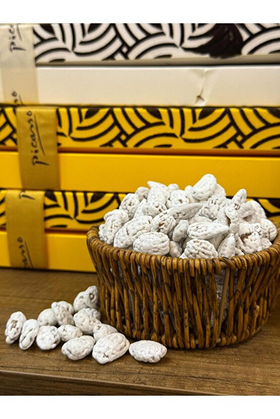 Mardin Badem Şekeri 1kg – Damla Sakızlı ,Az Şekerli, Doğal Tat, Günlük Üretim