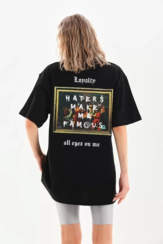 Unisex Baskılı Oversize Thirt  iyah