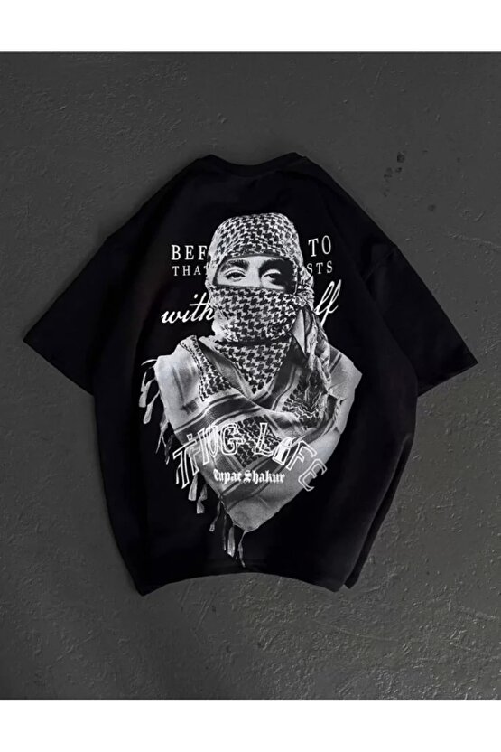 Unisex Baskılı Oversize Thirt iyah