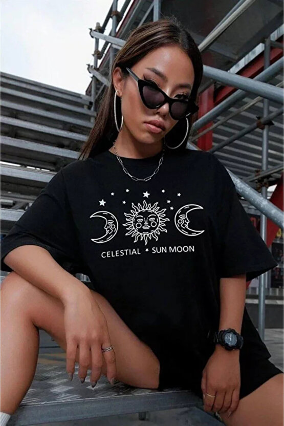 Unisex Baskılı Oversize Thirt iyah