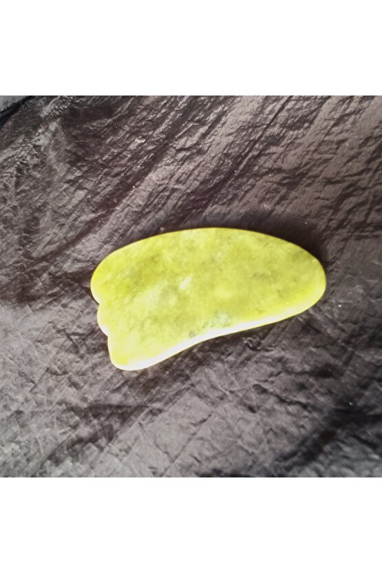Doğal Taş Yesım Tası Gua Sha Masaj Tası