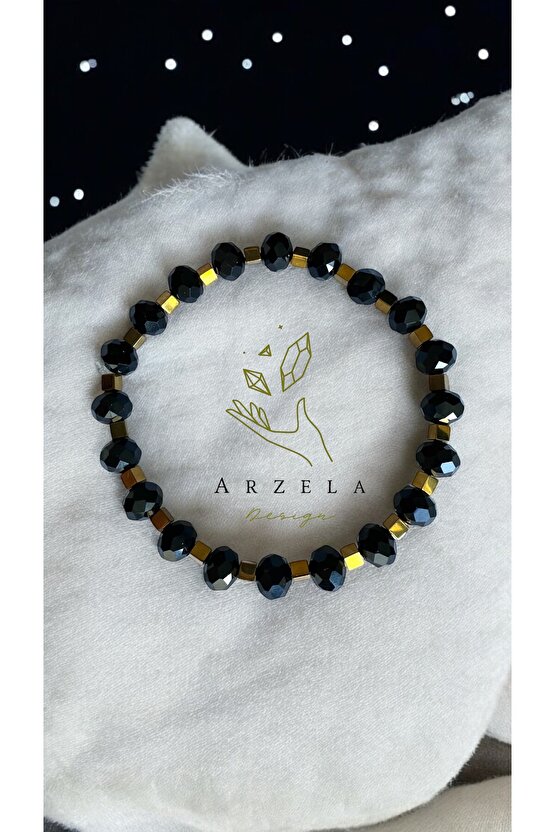 Hematit Ve Boncuk Bileklik 2 Adet 8mm 4mm