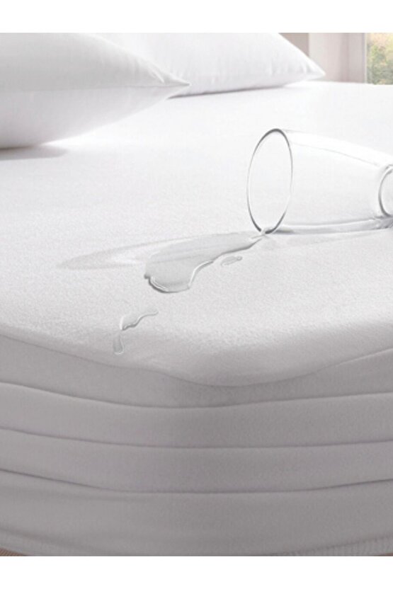 Unisex Bisiklet Yaka Baskılı Oversize Thirt  Beyaz