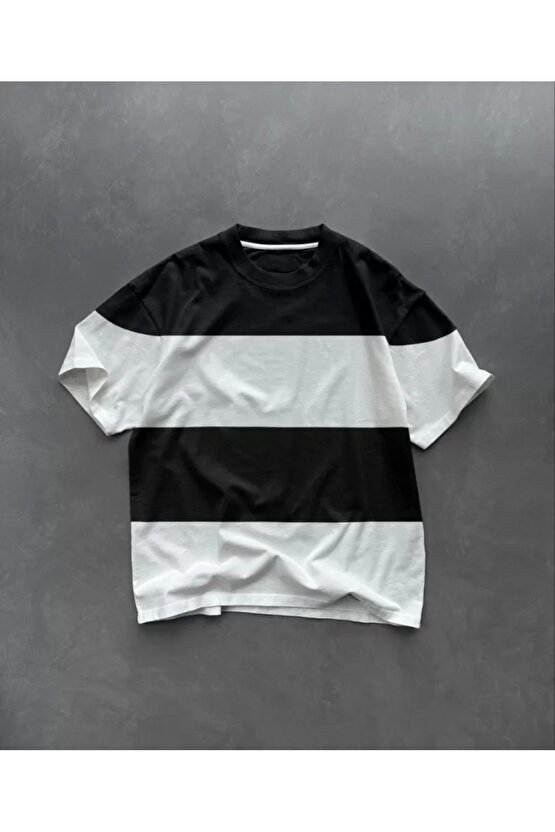 Unisex Bisiklet Yaka Parçalı Thirt iyah