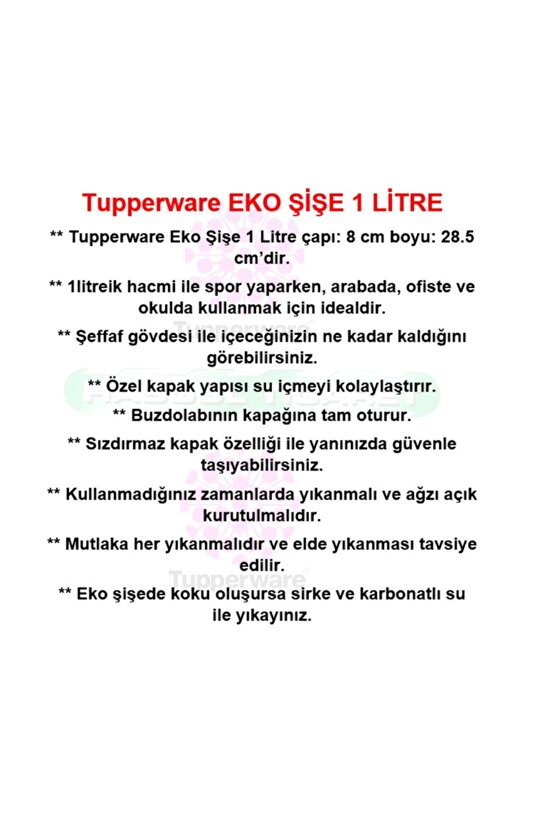 Eko Şişe 1 Litre Matara Suluk Vidalı Kapak Water Bottle Hsgl Mavi
