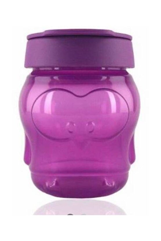 Mor Penguen Figürlü  Beslenme Kabı 240 ml