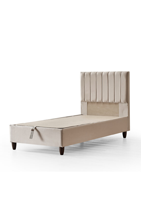 Manolya Tek Kişilik Sandıklı Baza ve Başlık Takımı 2’li Set