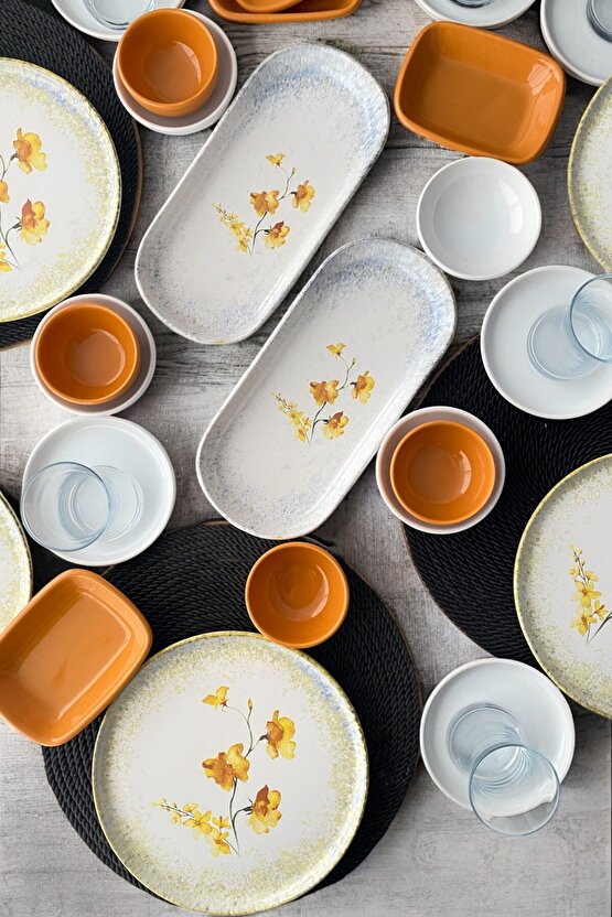 Hercai 50 Parça 12 Kişilik Kahvaltı Takımı