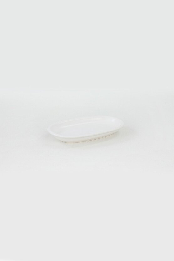 Mat Beyaz Hitit Kayık Tabak 19 Cm 2 Adet