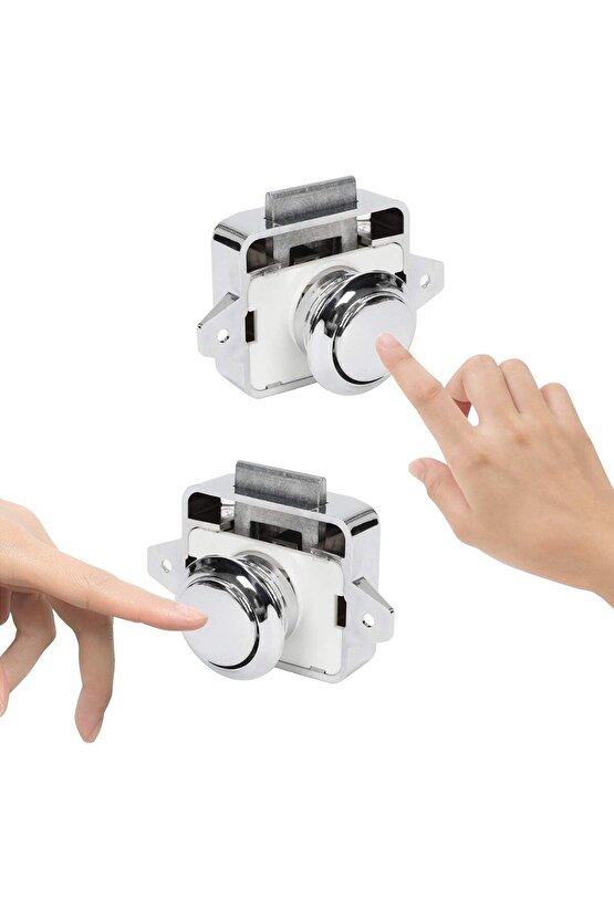 Karavan Kapı Dolap Çekmece Mobilya Yat Gemi Tekne Kilidi Krom