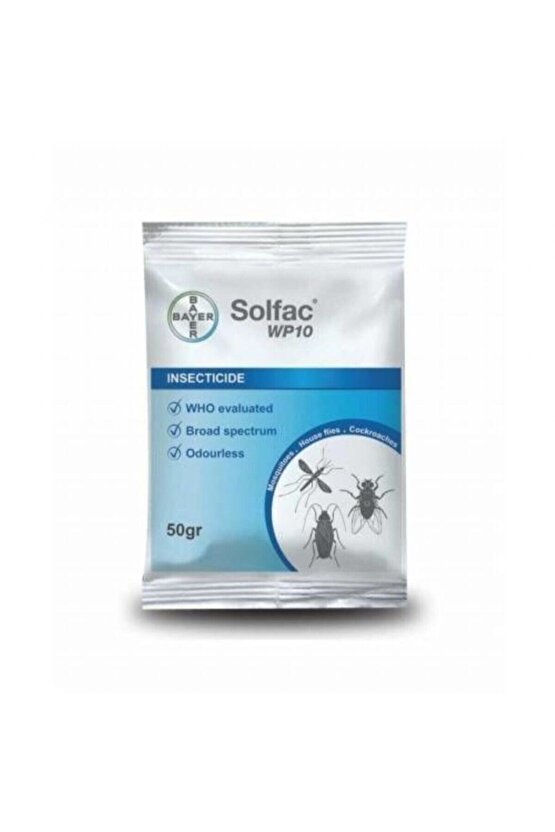 Solfac Wp10 Pire Karasinek Hamamböceği Ilacı 50 gr :112026