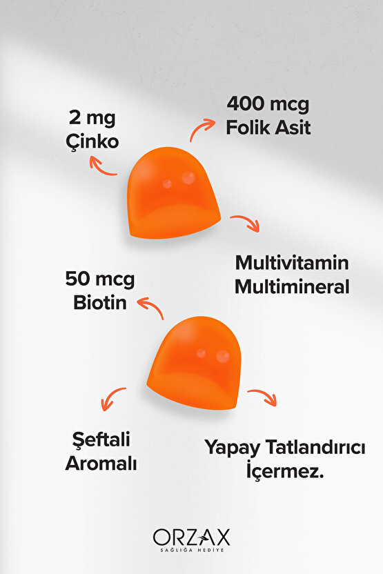 Gummies Multivitamin ADULT 60 Çiğnenebilir Jel Form