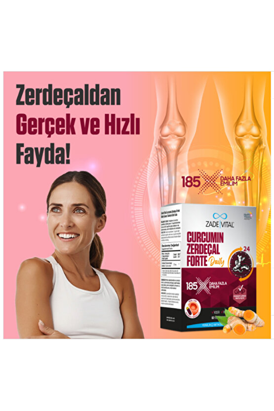 Zade Vital Curcumin Zerdeçal Forte Daily 60 Yumuşak Kapsül