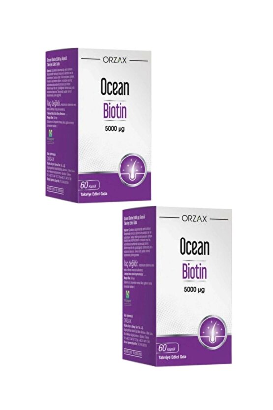 Biotin 5000 Mcg 60 Kapsül 2 Adet