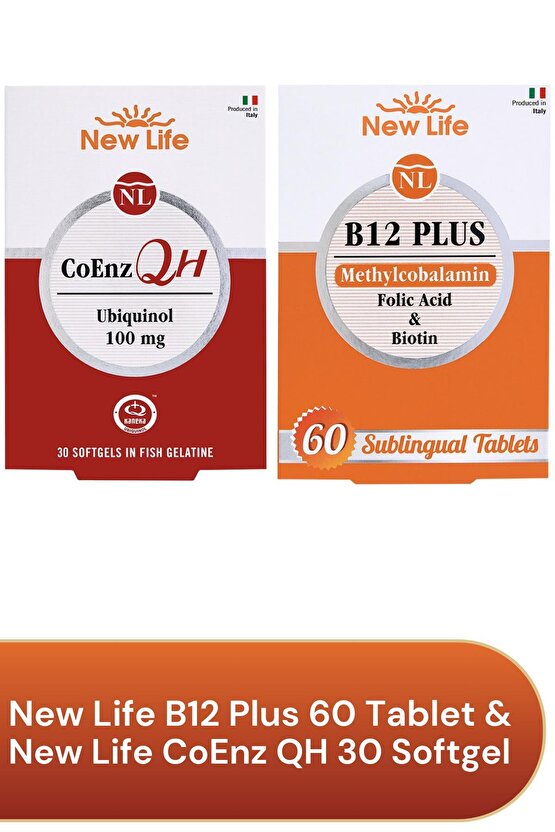 B12 Plus 60 Tablet & Coenz Qh 30 Softgel