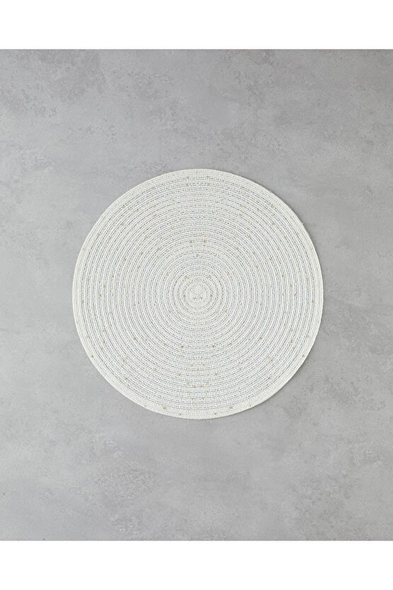 Stacy Pet 2li Amerikan Servis Matı 40 cm Krem