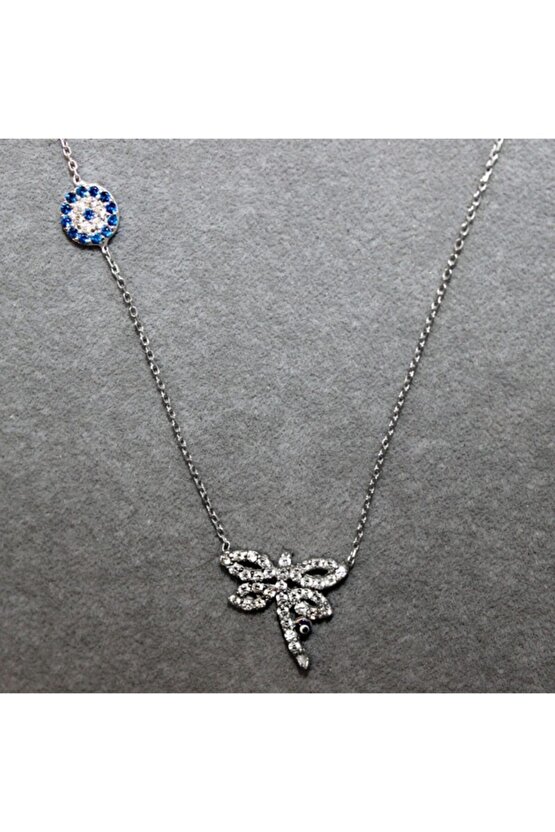 Nazar Boncuk Detaylı Yusufçuk Kolye