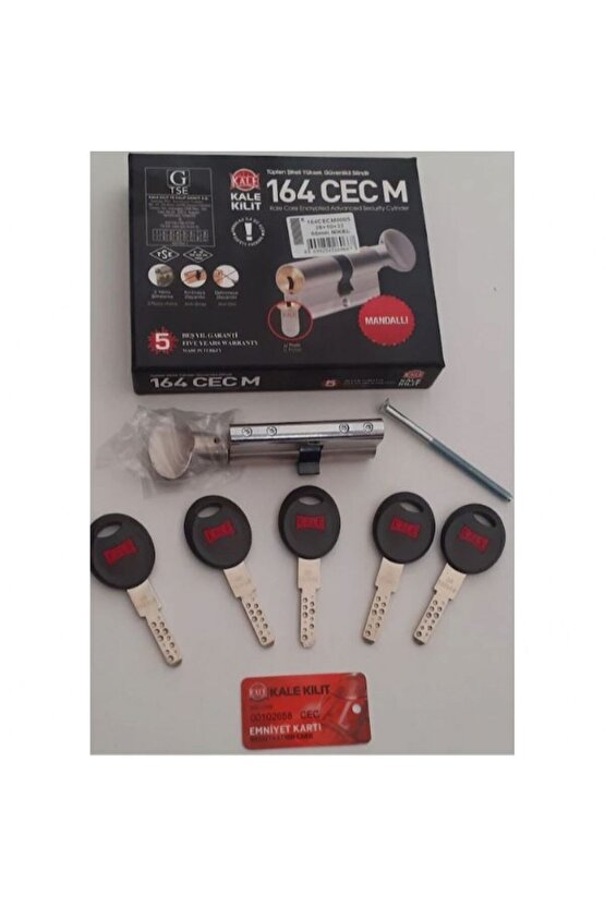 164 CEC M Tüpten Şifreli Mandallı Silindir 68 Mm