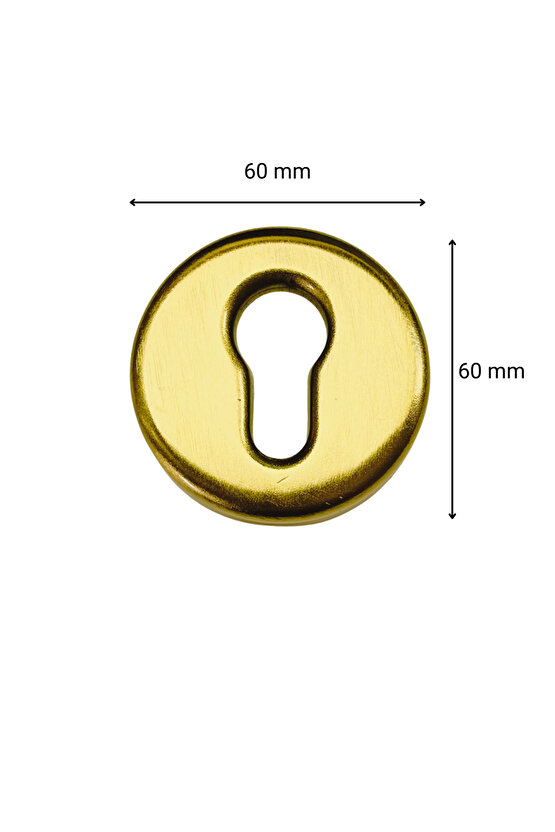 Çelik Rozet 6 VİDALI SARI
