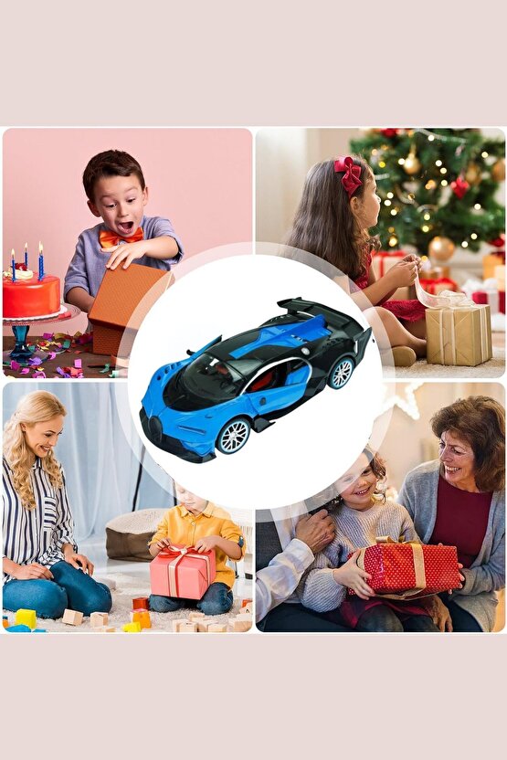 Oyuncak Uzaktan Kumandalı Şarjlı Işıklı Yarış Arabası Kapıları Açılıp Kapanabilen 1:14 26 cm