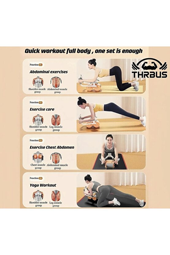 Dijital Ekran Çek-Bırak Spor Aleti Dirsek Destekli Mekik Aleti Karın Egzersiz Aleti Fitness Kardiyo