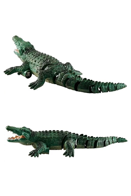 Uzaktan Kumandalı Full Fonksiyon 2.4G Şarjlı Yüzen Timsah