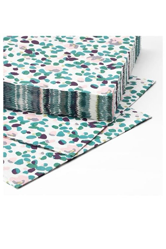 Tacksamhet desenli peçete 33x33cm 30 adet