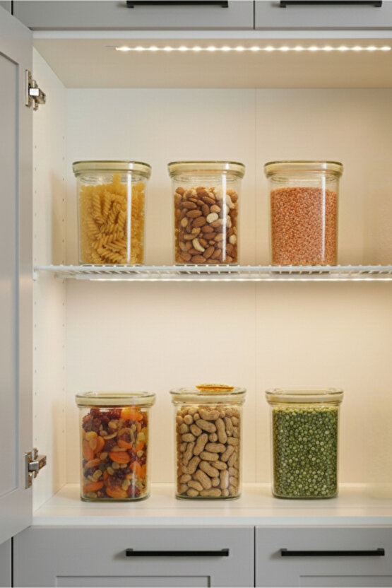 6lı Clario Sızdırmaz Saklama Kabı Vakumlu Erzak Kabı 1,4 L