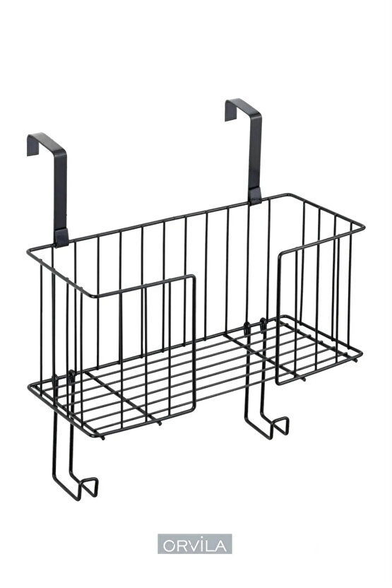 Kapı Arkası Metal Askı – Dolap İçi Pratik Depolama ve Düzenleyici Raf