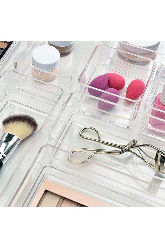 Makyaj ve Takı Düzenleyici Organizer Set 6lı