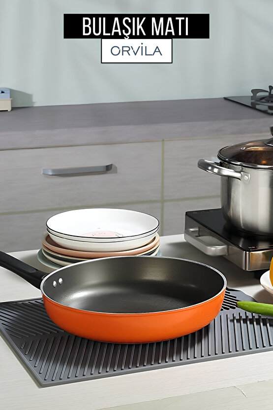 Silikon Bulaşık Kurutma Matı Maxi Boy 44x33cm