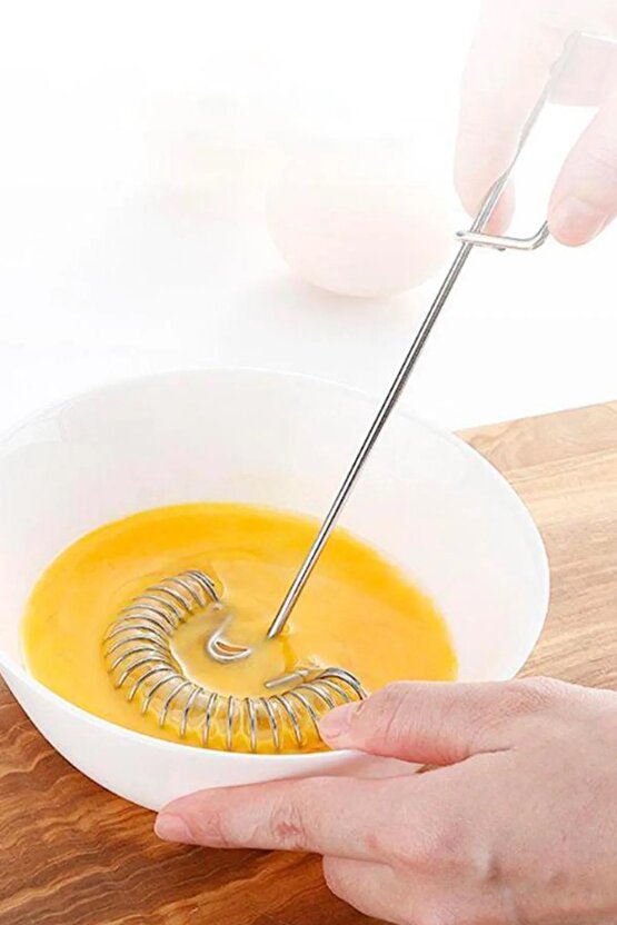 Yaylı Spiral Yumurta Çırpıcı Mikser Ve Krem Karıştırıcı