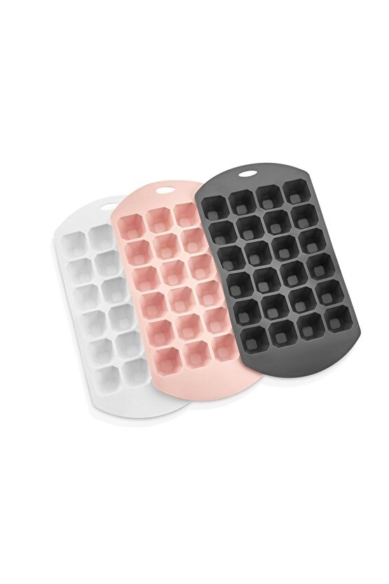 Piramit Şekilli Silikon Buz Kalıbı 24 Göz