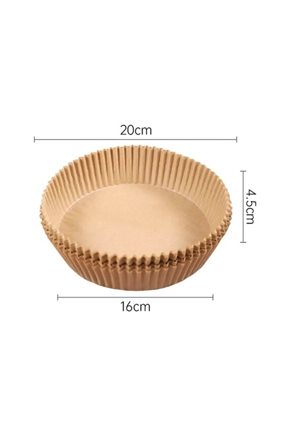 Airfryer Pişirme Kağıdı 50 Adet Hava Fritözü Airfryer Firitözü Airfryer Yağsız Firitöz