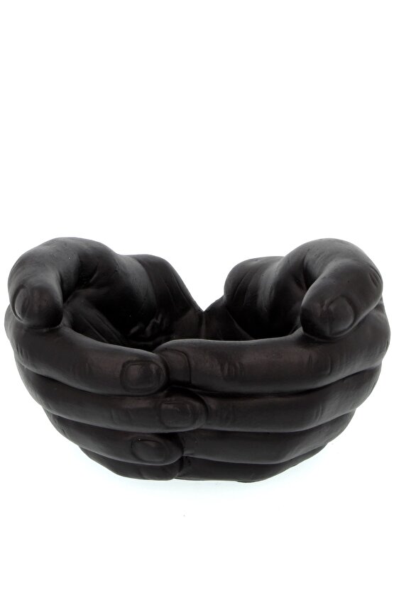 Dekoratif Avuç Içi El Figür Beton Saksı Hediyelik Anahtarlık Biblo 1650gr.