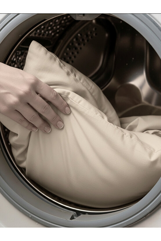 2 li Yastık Kılıfı Seti Renkli Ütülenebilir Dayanıklı Yırtılmaz Soft Premium Düz Fermuarlı 50x70 CM