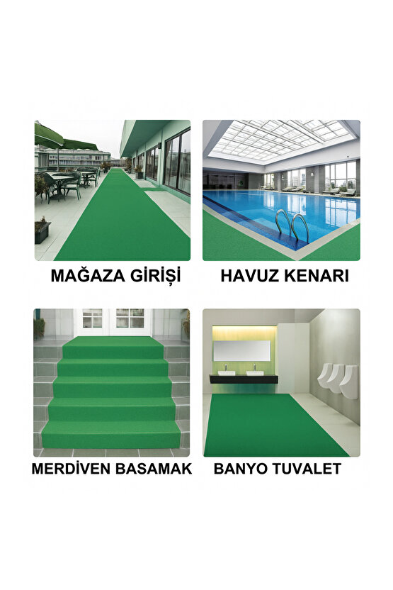 Kıvırcık Paspas İç Dış Zemin Halı Yolluk Kapı Önü Havuz Banyo Duş İş Yeri Apartman Paspası 12mm