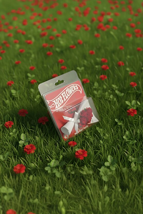 Hot Flowers Tasarım Koleksiyon Ürünü Kırmızı Gül Buketi Sevgiliye Hediye Minik Buket