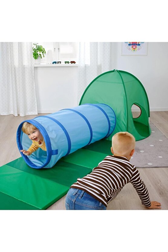 Unisex Kumaş Akordiyon Çocuk Oyun Tüneli