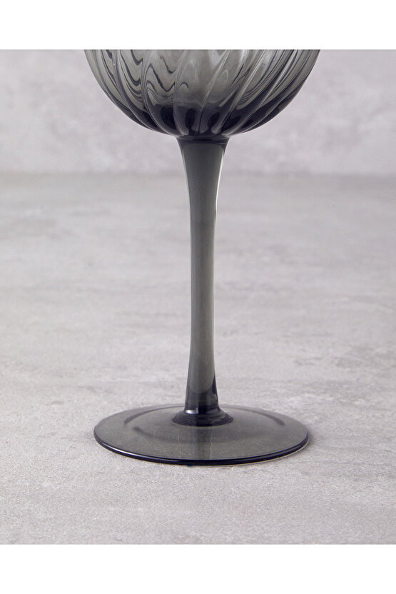 Meghan Cam 2li Kadeh 280 ml Antrasit