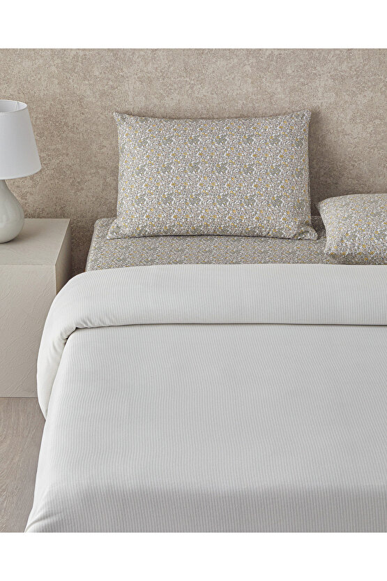 Daisy Harmony Soft Tek Kişilik Pike Takımı 150x220 cm Beyaz